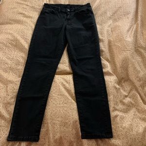 Black, skinny high waisted jeans